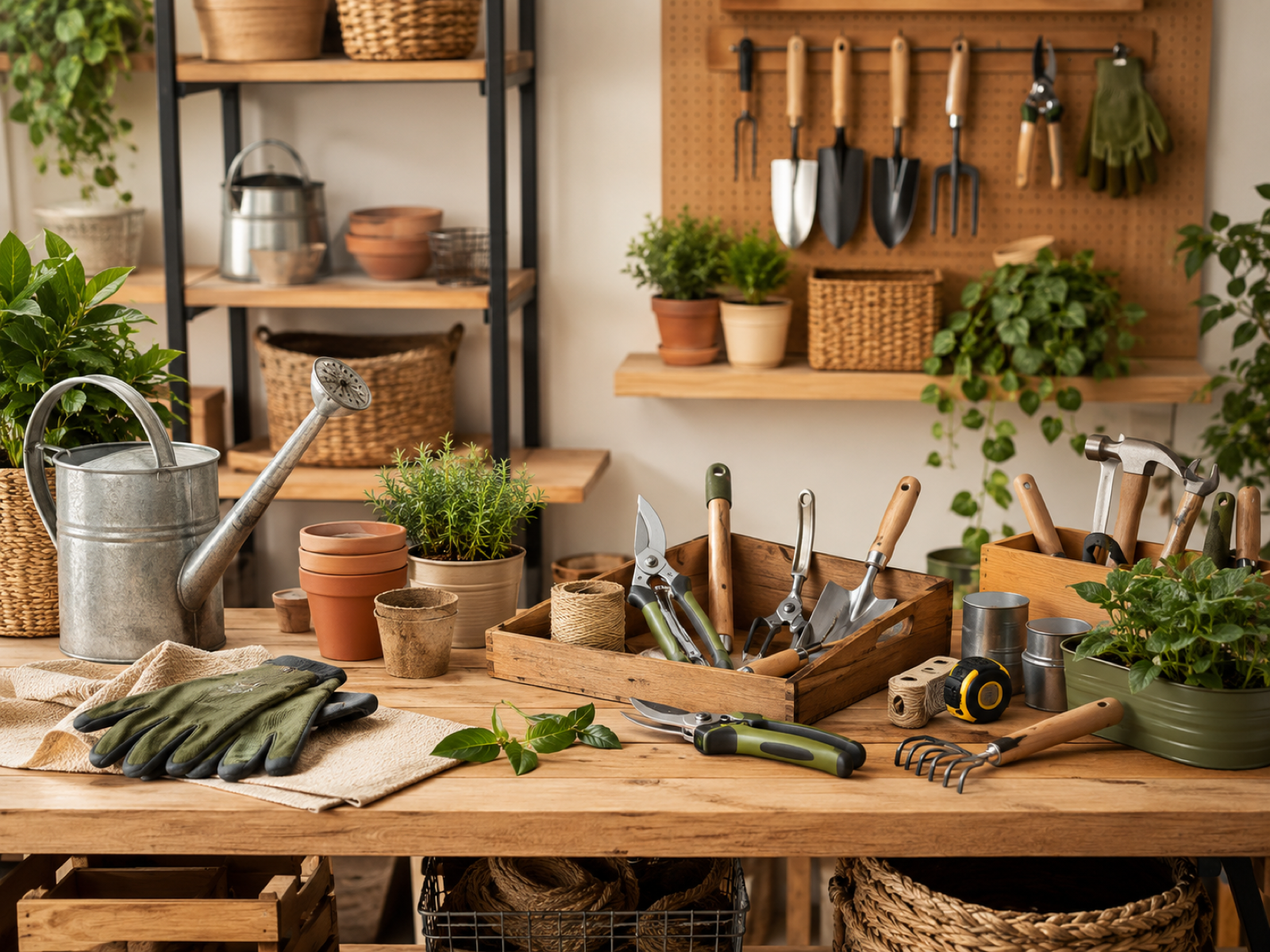 Garden seasonal and celebration products arranged for category selection